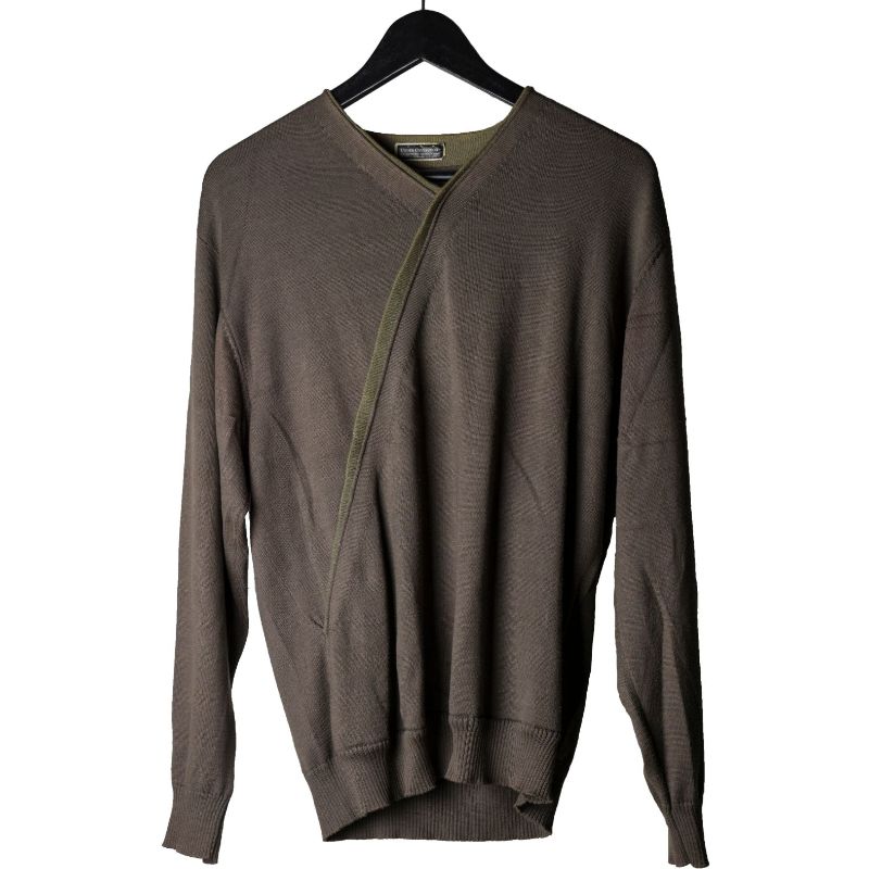 Undercover x WTAPS SS00 Brown Diagonal Sweater