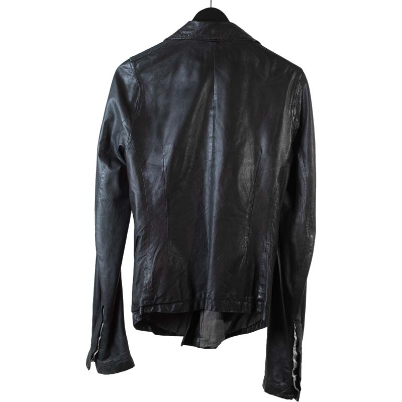 Rick Owens SS08 ‘Creatch’ lapel leather jacket