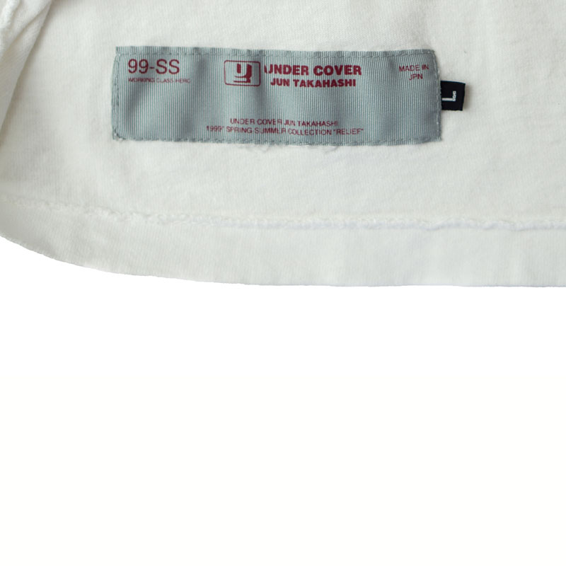 Undercover SS99 'Relief' Minimalistic Logo Tee