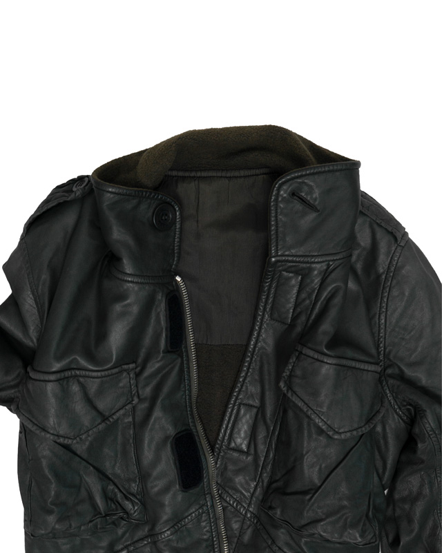 Rick Owens Sample M-65 Cargo Leather Jacket