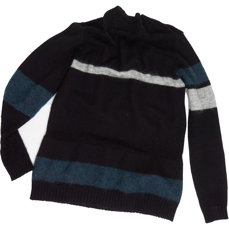 Yohji Yamamoto Pour Homme AW08 Color Block Sweater