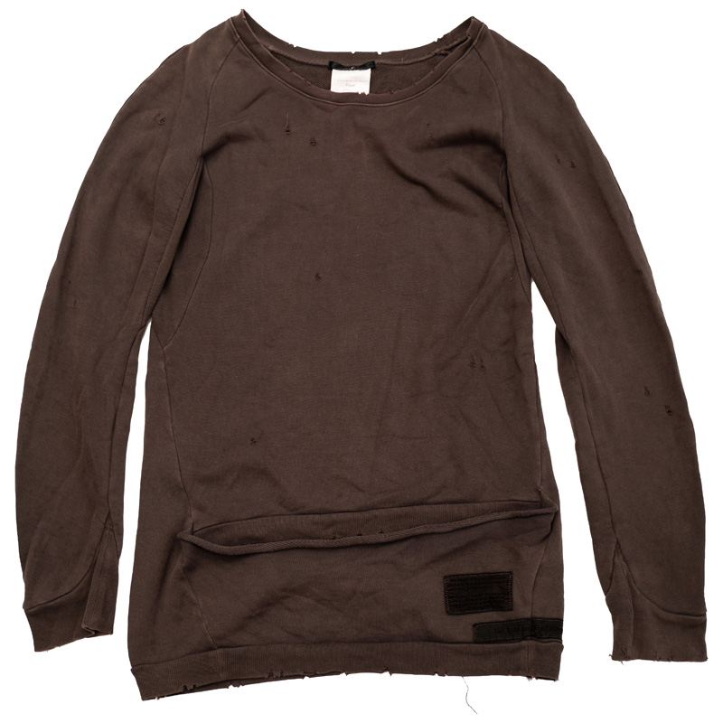 Julius AW06 ‘Fixed:’ Distressed sweatshirt